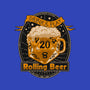 Rolling Beer-Womens-V-Neck-Tee-Getsousa!