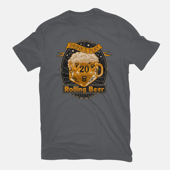 Rolling Beer-Womens-Fitted-Tee-Getsousa!