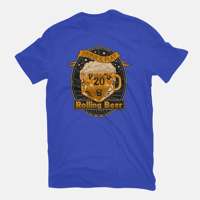 Rolling Beer-Womens-Fitted-Tee-Getsousa!