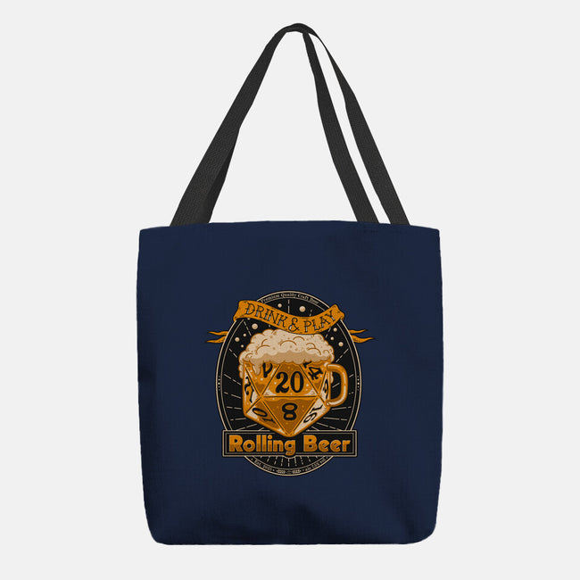 Rolling Beer-None-Basic Tote-Bag-Getsousa!