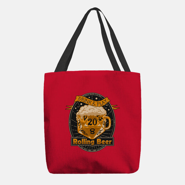 Rolling Beer-None-Basic Tote-Bag-Getsousa!