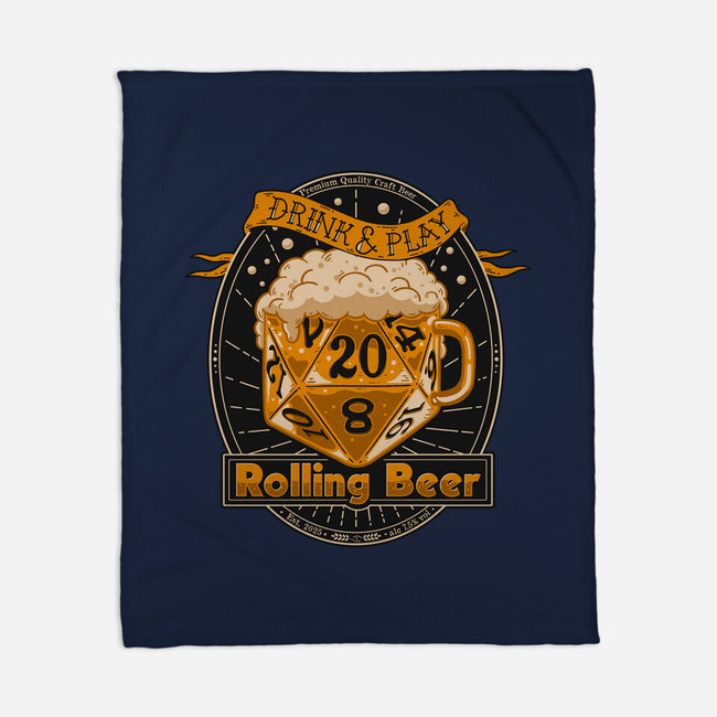 Rolling Beer-None-Fleece-Blanket-Getsousa!