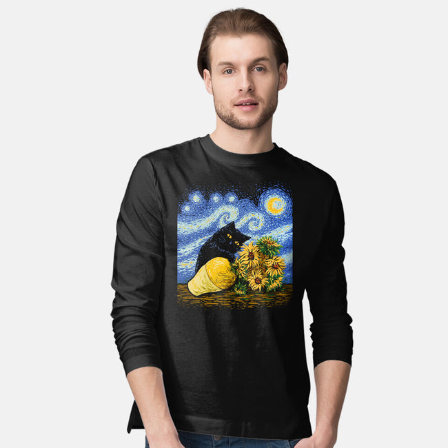 The Art Critic-Mens-Long Sleeved-Tee-kg07