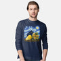 The Art Critic-Mens-Long Sleeved-Tee-kg07