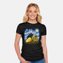 The Art Critic-Womens-Fitted-Tee-kg07
