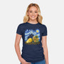 The Art Critic-Womens-Fitted-Tee-kg07