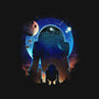Droid Night-Womens-Fitted-Tee-dandingeroz