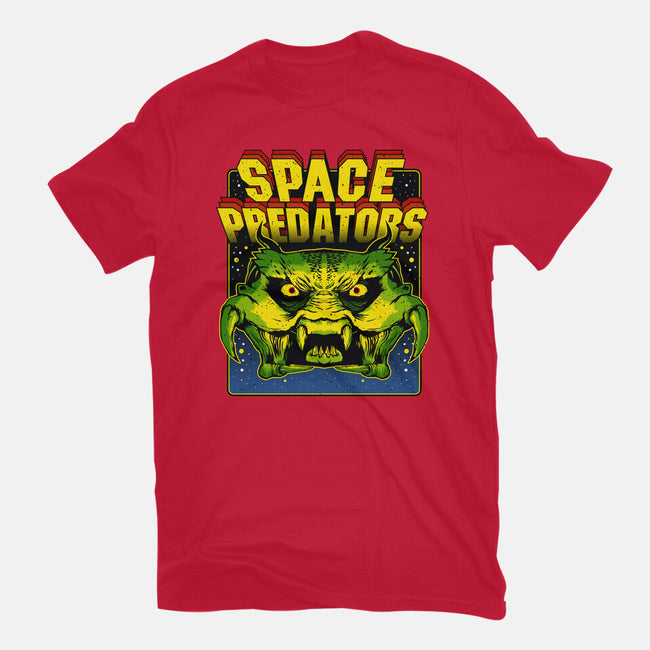 Space Predator-Womens-Fitted-Tee-demonigote