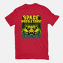 Space Predator-Womens-Fitted-Tee-demonigote