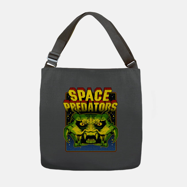Space Predator-None-Adjustable Tote-Bag-demonigote