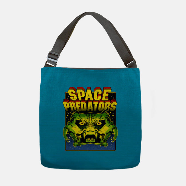 Space Predator-None-Adjustable Tote-Bag-demonigote