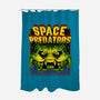 Space Predator-None-Polyester-Shower Curtain-demonigote