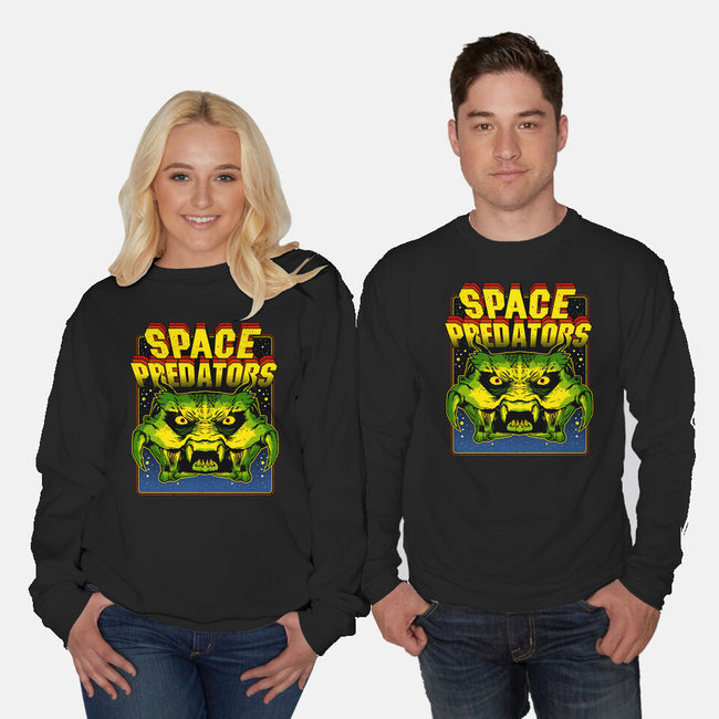 Space Predator-Unisex-Crew Neck-Sweatshirt-demonigote