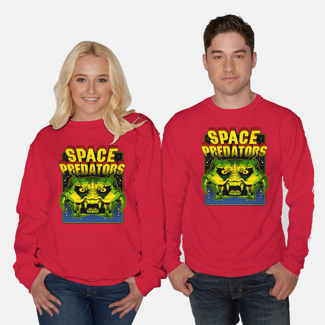 Space Predator-Unisex-Crew Neck-Sweatshirt-demonigote