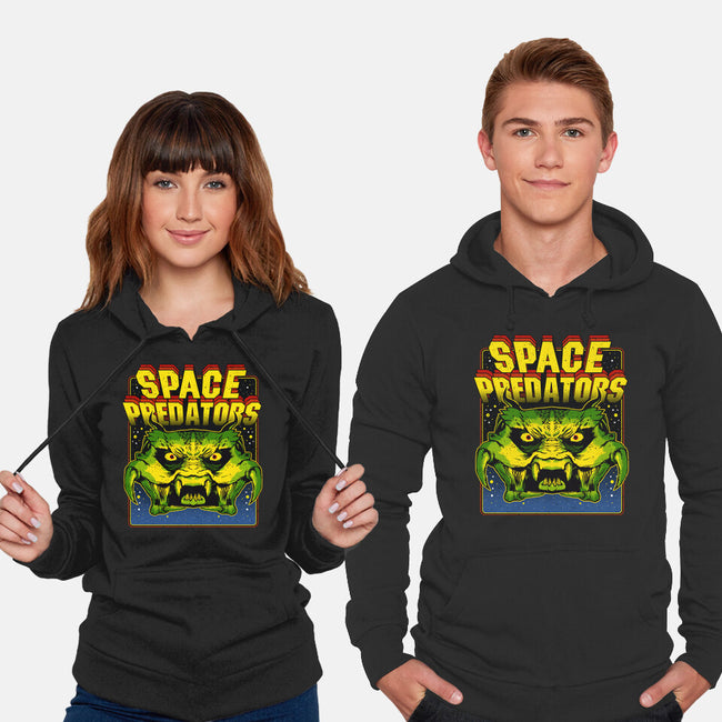 Space Predator-Unisex-Pullover-Sweatshirt-demonigote