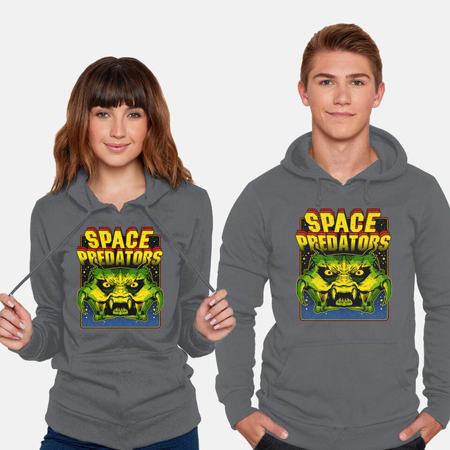 Space Predator-Unisex-Pullover-Sweatshirt-demonigote