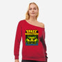 Space Predator-Womens-Off Shoulder-Sweatshirt-demonigote