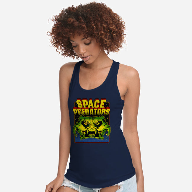 Space Predator-Womens-Racerback-Tank-demonigote