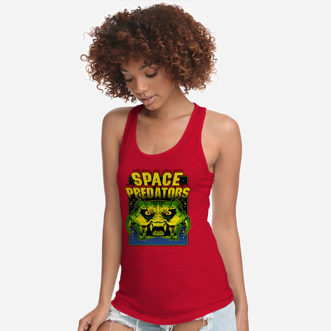 Space Predator-Womens-Racerback-Tank-demonigote