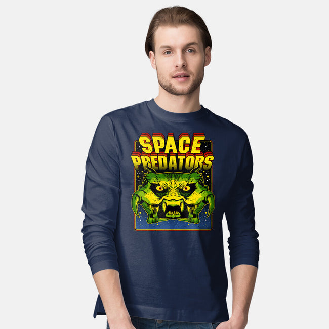 Space Predator-Mens-Long Sleeved-Tee-demonigote