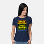 Space Predator-Womens-Basic-Tee-demonigote