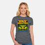 Space Predator-Womens-Fitted-Tee-demonigote