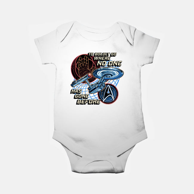 To The Stars And Back-Baby-Basic-Onesie-momma_gorilla