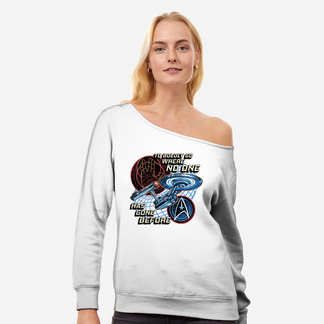 To The Stars And Back-Womens-Off Shoulder-Sweatshirt-momma_gorilla