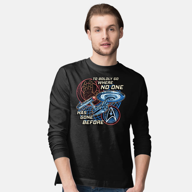 To The Stars And Back-Mens-Long Sleeved-Tee-momma_gorilla