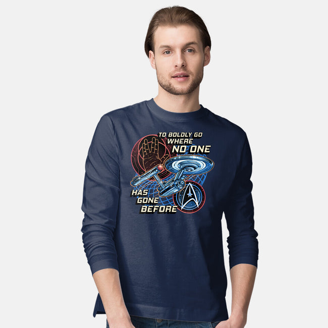 To The Stars And Back-Mens-Long Sleeved-Tee-momma_gorilla