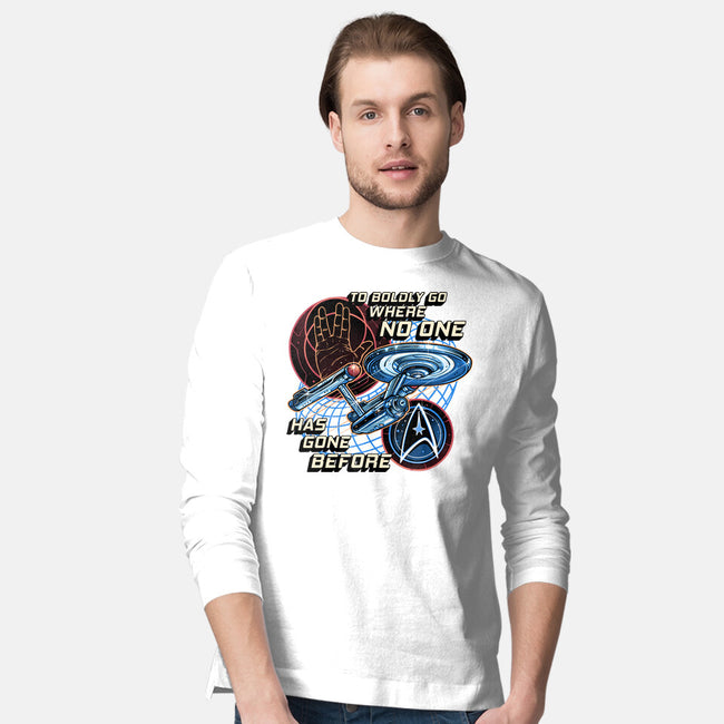 To The Stars And Back-Mens-Long Sleeved-Tee-momma_gorilla