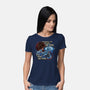 To The Stars And Back-Womens-Basic-Tee-momma_gorilla