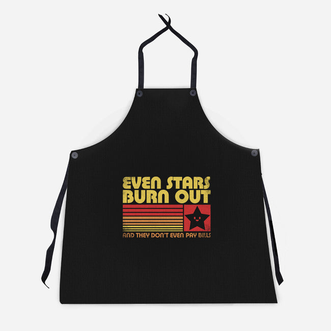 Burnout Star Vintage-Unisex-Kitchen-Apron-Studio Mootant