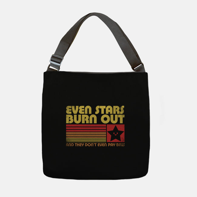 Burnout Star Vintage-None-Adjustable Tote-Bag-Studio Mootant