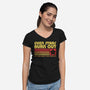 Burnout Star Vintage-Womens-V-Neck-Tee-Studio Mootant