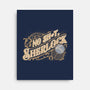 Book Detective Quote-None-Stretched-Canvas-Studio Mootant