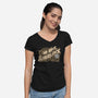 Book Detective Quote-Womens-V-Neck-Tee-Studio Mootant