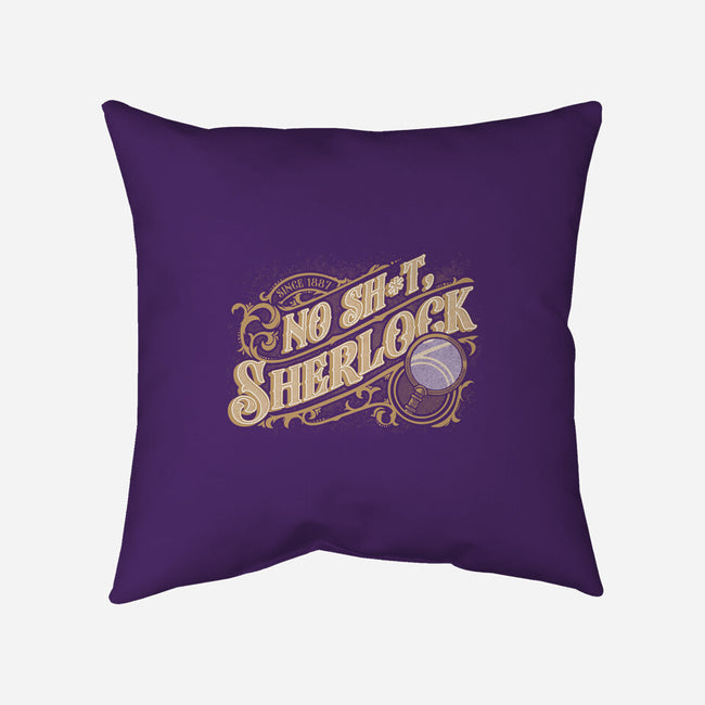 Book Detective Quote-None-Removable Cover w Insert-Throw Pillow-Studio Mootant