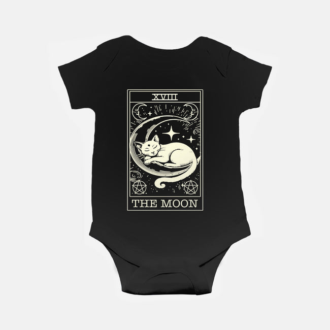 The Moon Tarot Card-Baby-Basic-Onesie-fanfabio