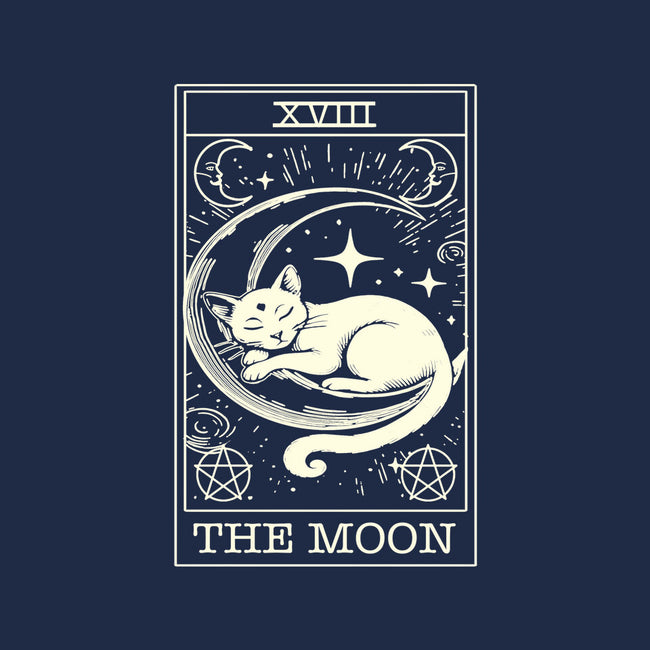 The Moon Tarot Card-Womens-Basic-Tee-fanfabio