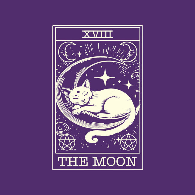 The Moon Tarot Card-Womens-Basic-Tee-fanfabio