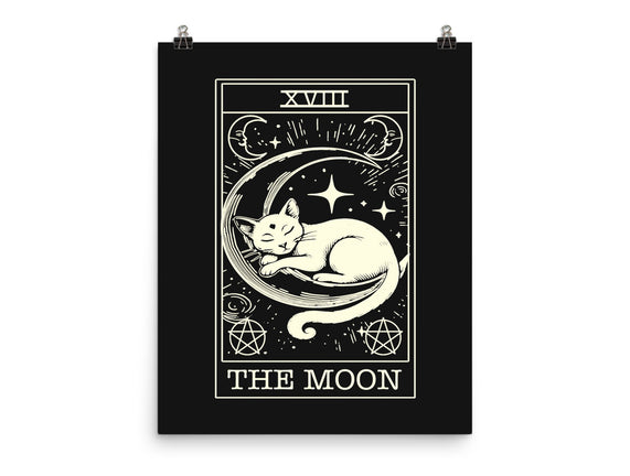 The Moon Tarot Card