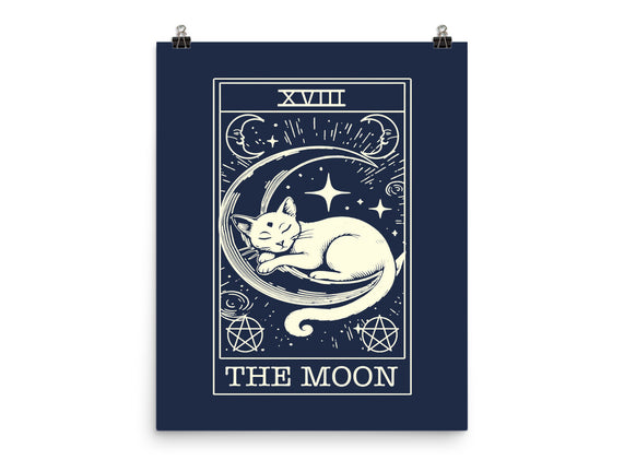 The Moon Tarot Card