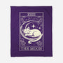 The Moon Tarot Card-None-Fleece-Blanket-fanfabio