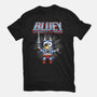 Bluey And The Masters Of The Universe-Womens-Fitted-Tee-JamesQJO