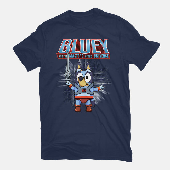 Bluey And The Masters Of The Universe-Womens-Fitted-Tee-JamesQJO