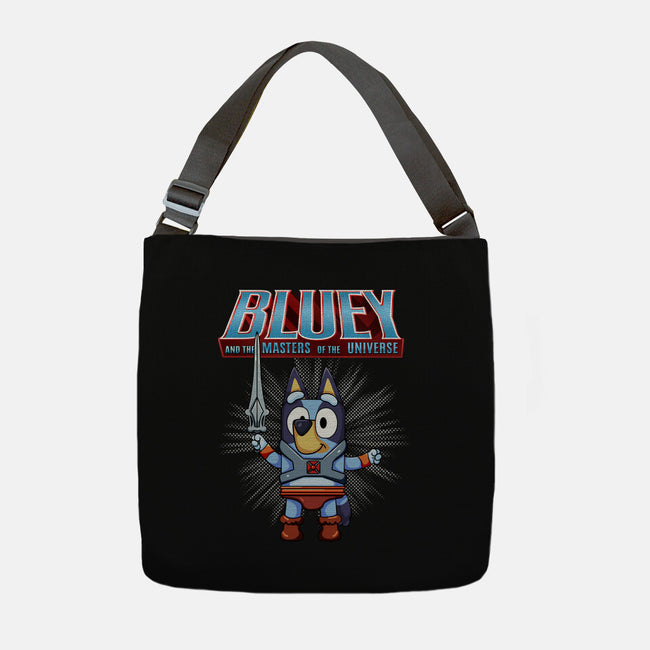 Bluey And The Masters Of The Universe-None-Adjustable Tote-Bag-JamesQJO
