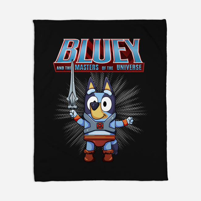 Bluey And The Masters Of The Universe-None-Fleece-Blanket-JamesQJO