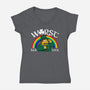 Worst Luck Ever-Womens-V-Neck-Tee-Boggs Nicolas