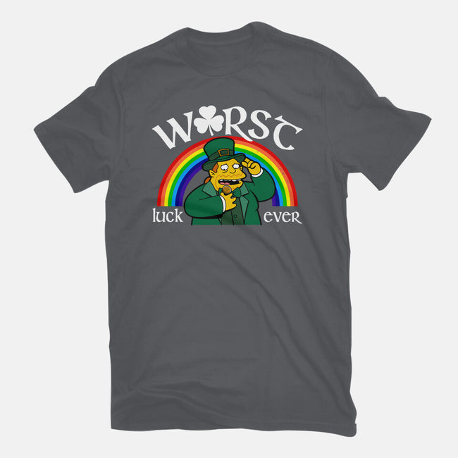 Worst Luck Ever-Womens-Fitted-Tee-Boggs Nicolas